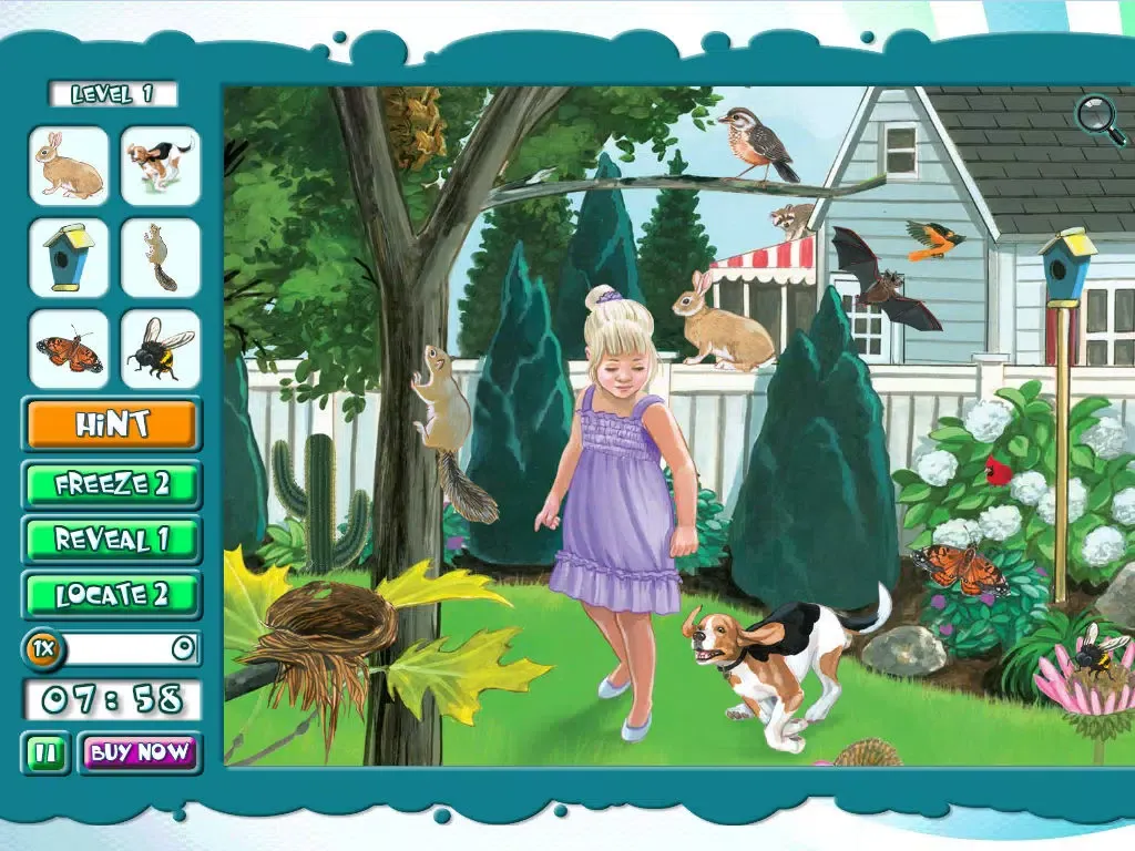 Hidden Object Game Jr FREE - Habitat Spy iPad  スクリーンショット