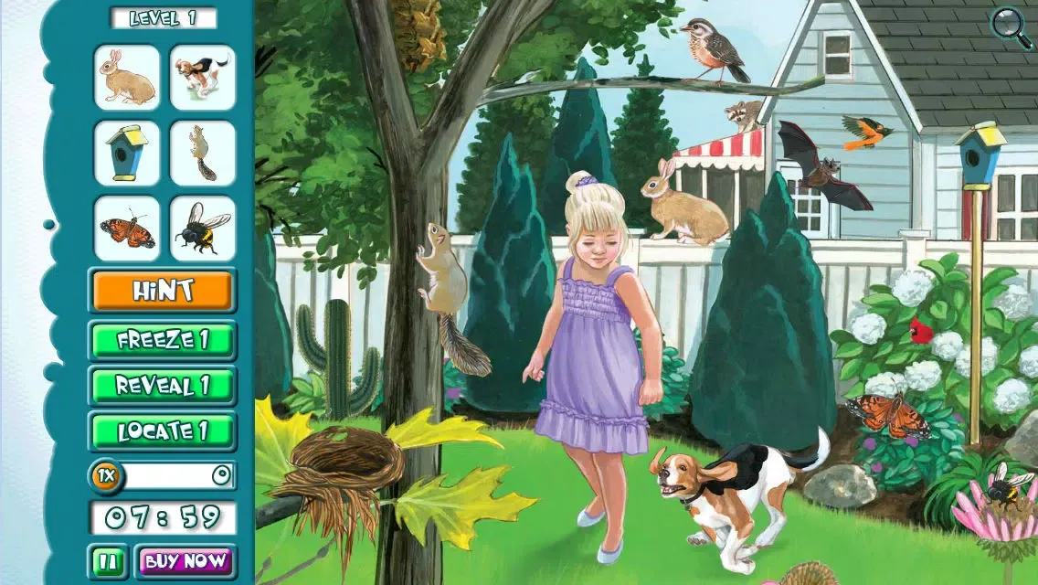 Hidden Object Game Jr FREE - Habitat Spy スクリーンショット