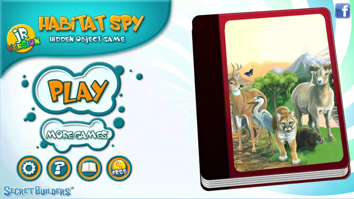 Hidden Object Game Jr FREE - Habitat Spy スクリーンショット