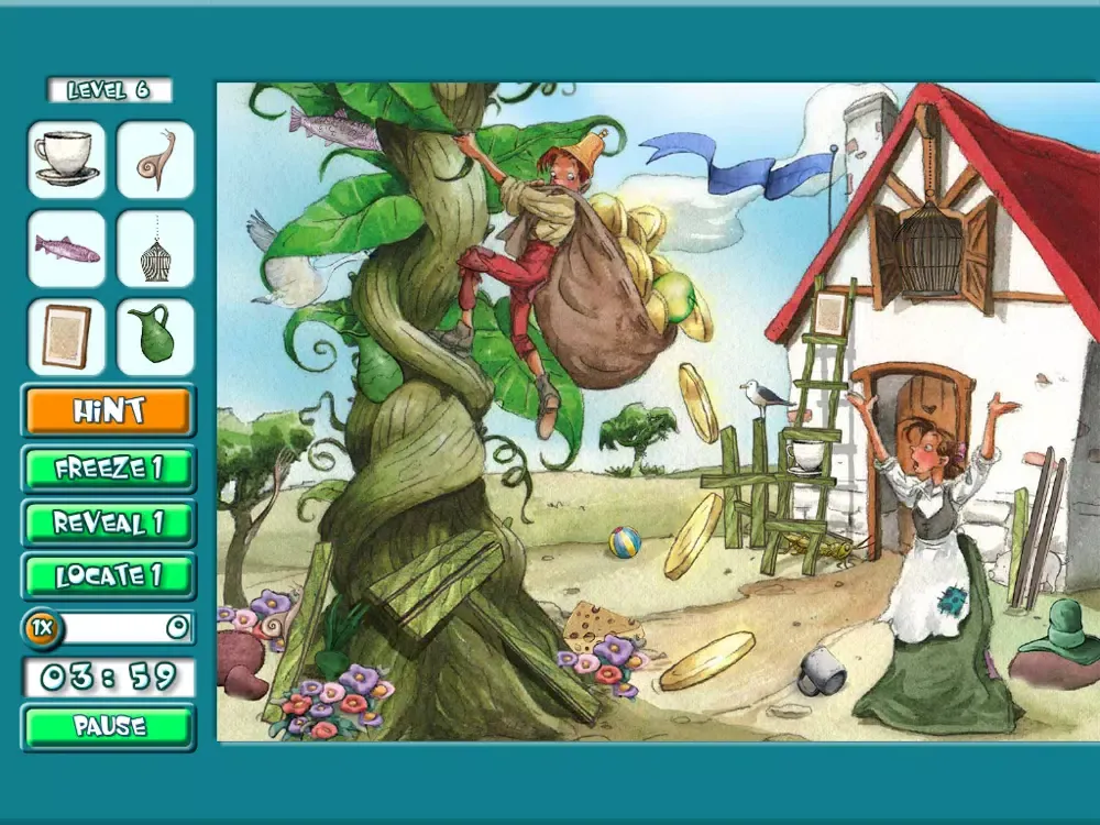 Hidden Object Game FREE - Jack and the Beanstalk iPad  Ekran Görüntüleri