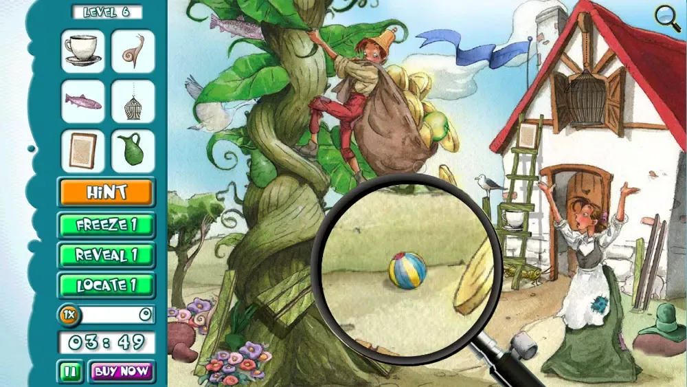 Hidden Object Game FREE - Jack and the Beanstalk Ekran Görüntüleri