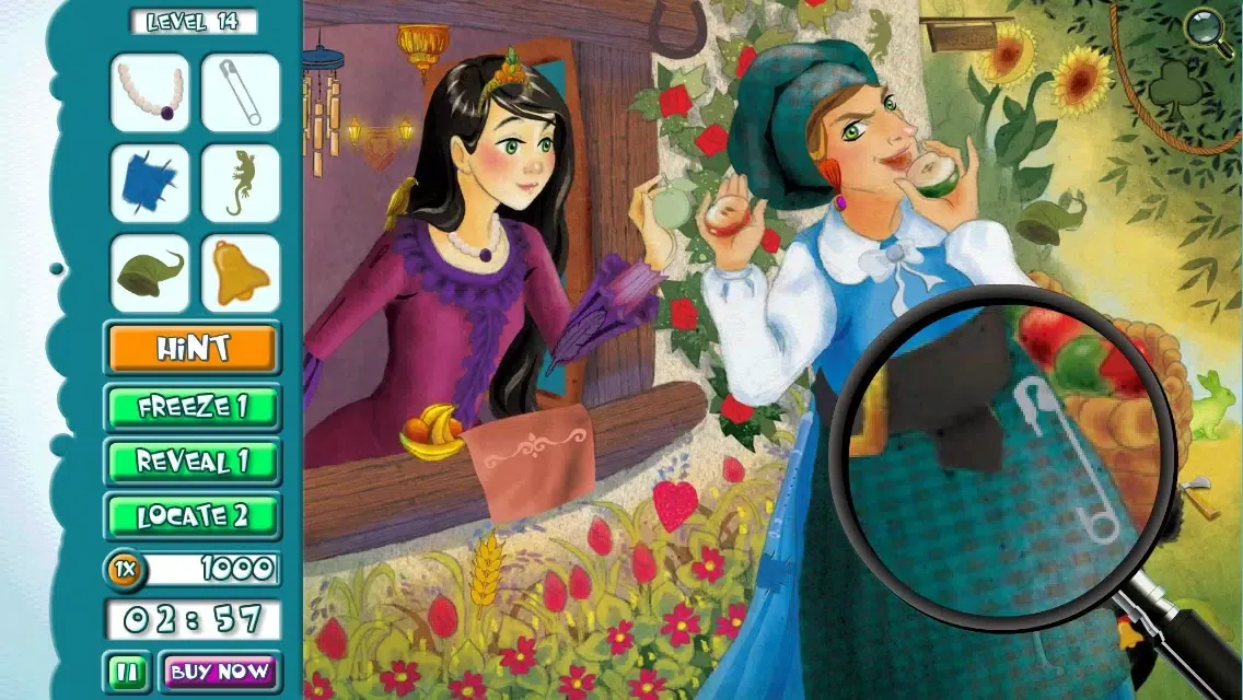 Hidden Object Game FREE - Snow White and Other Fairy Tales Ekran Görüntüleri