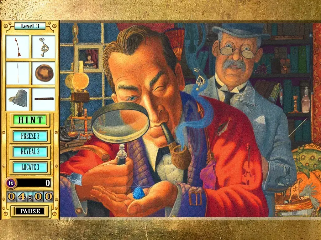Zrzuty ekranu Hidden Object Game FREE - Sherlock Holmes: The Blue Diamond iPad 