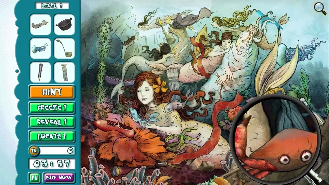 Capturas de pantalla de Hidden Object Game FREE - The Little Mermaid