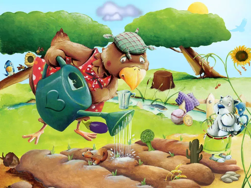 Hidden Object Game FREE - The Little Red Hen iPad 應用截圖