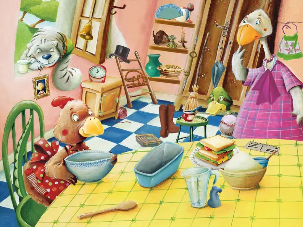Hidden Object Game FREE - The Little Red Hen iPad 應用截圖