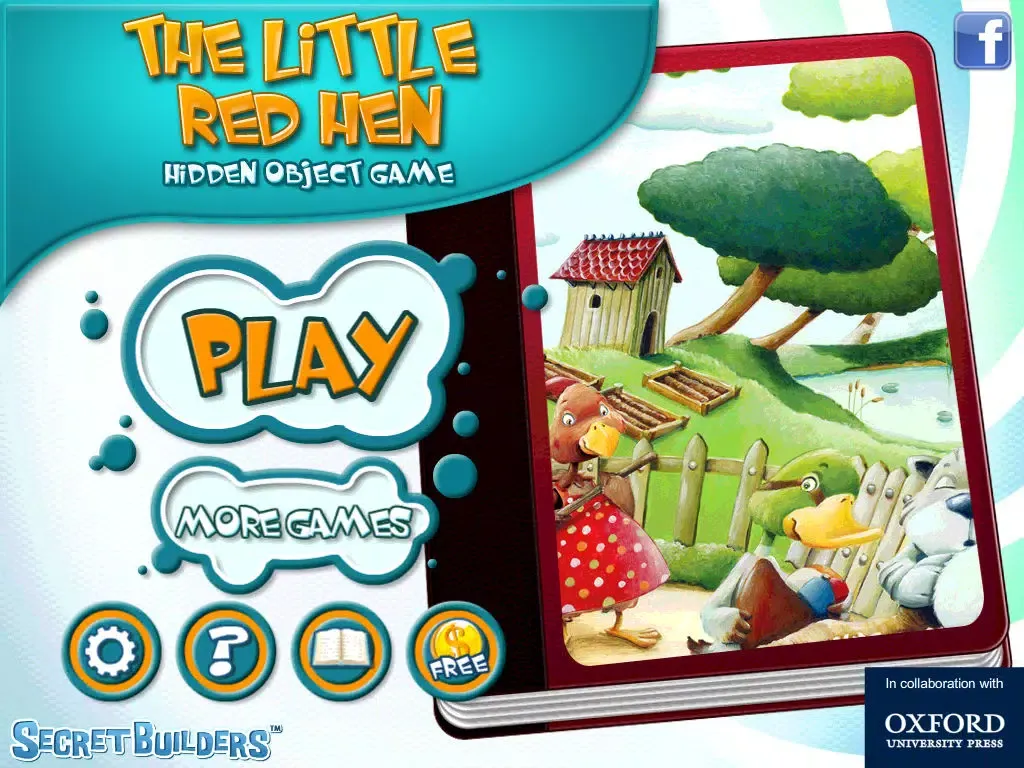 Hidden Object Game FREE - The Little Red Hen iPad 應用截圖