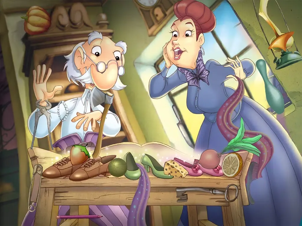 Hidden Object Game FREE - The Shoemaker and the Elves iPad 应用截图