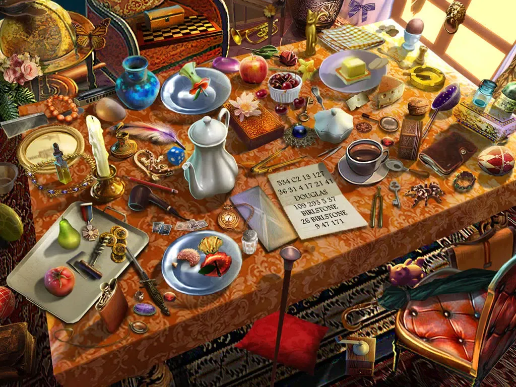 Zrzuty ekranu Hidden Object Game FREE - Sherlock Holmes: The Valley of Fear iPad 