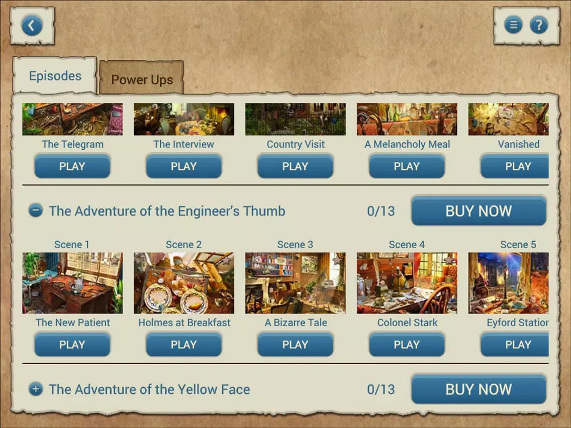 Dr. Watson Mysteries iPad  سکرین شاٹس