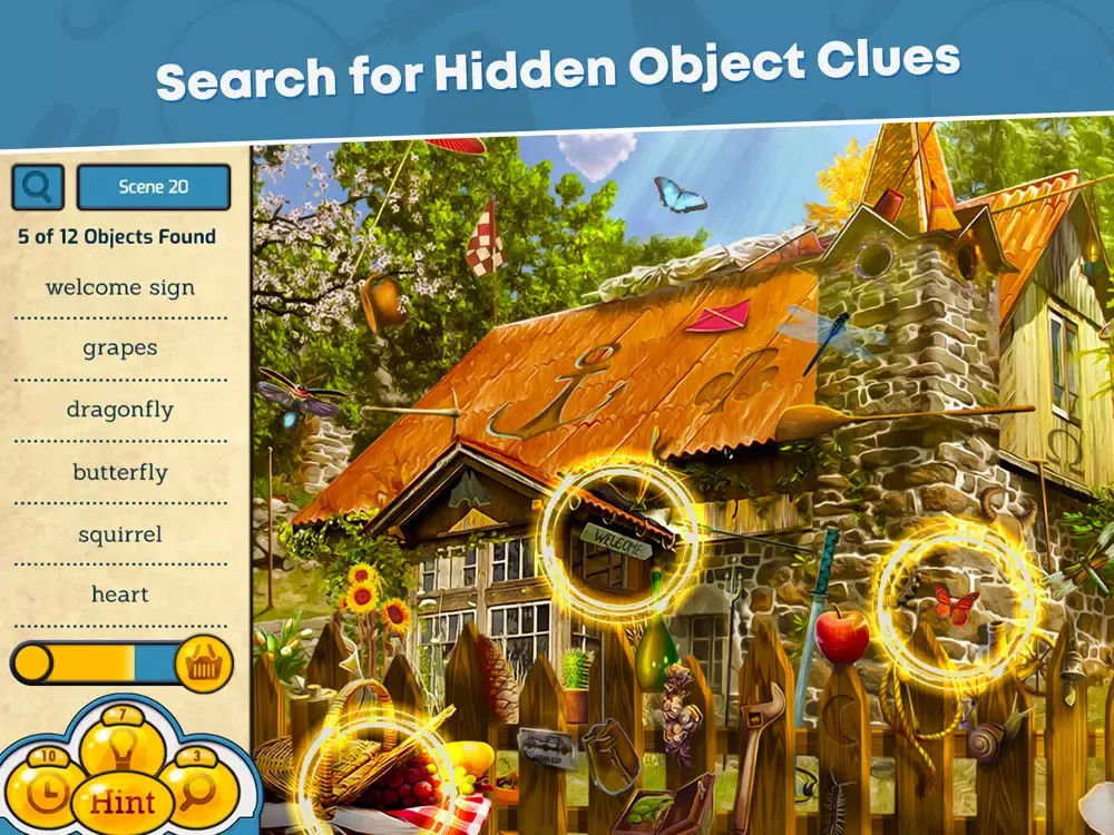 Capturas de pantalla de Sherlock Holmes Hidden Objects iPad 