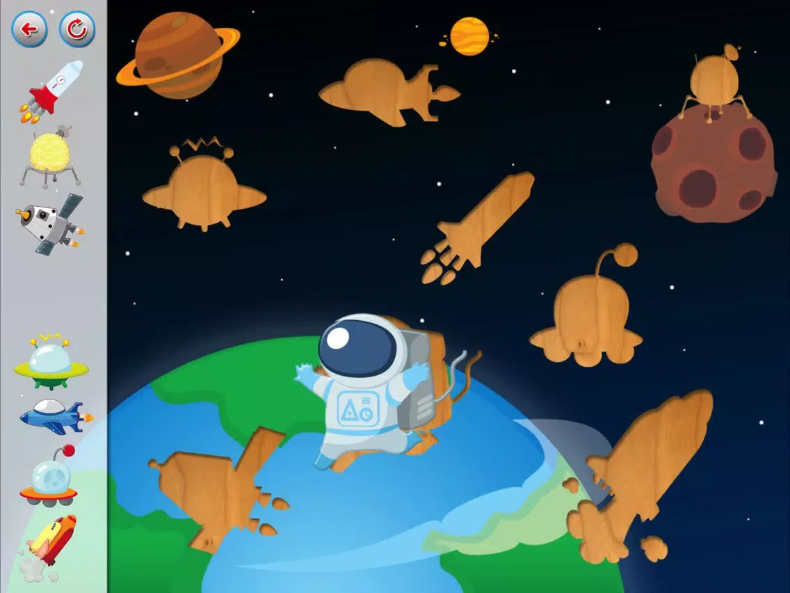 تصاویر Space Lift-Out Puzzle iPad 