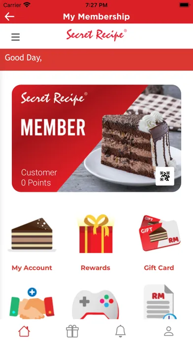Capturas de tela do Secret Recipe MY