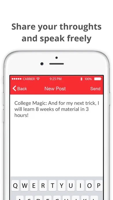 Capturas de pantalla de Secretwall - posts nearby