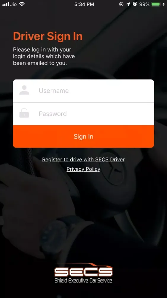 Ảnh chụp màn hình của SECS Driver