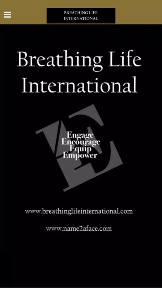 Capturas de tela do Breathing Life International