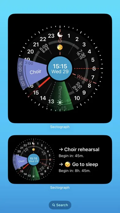 Screenshot di Sectograph visual time manager