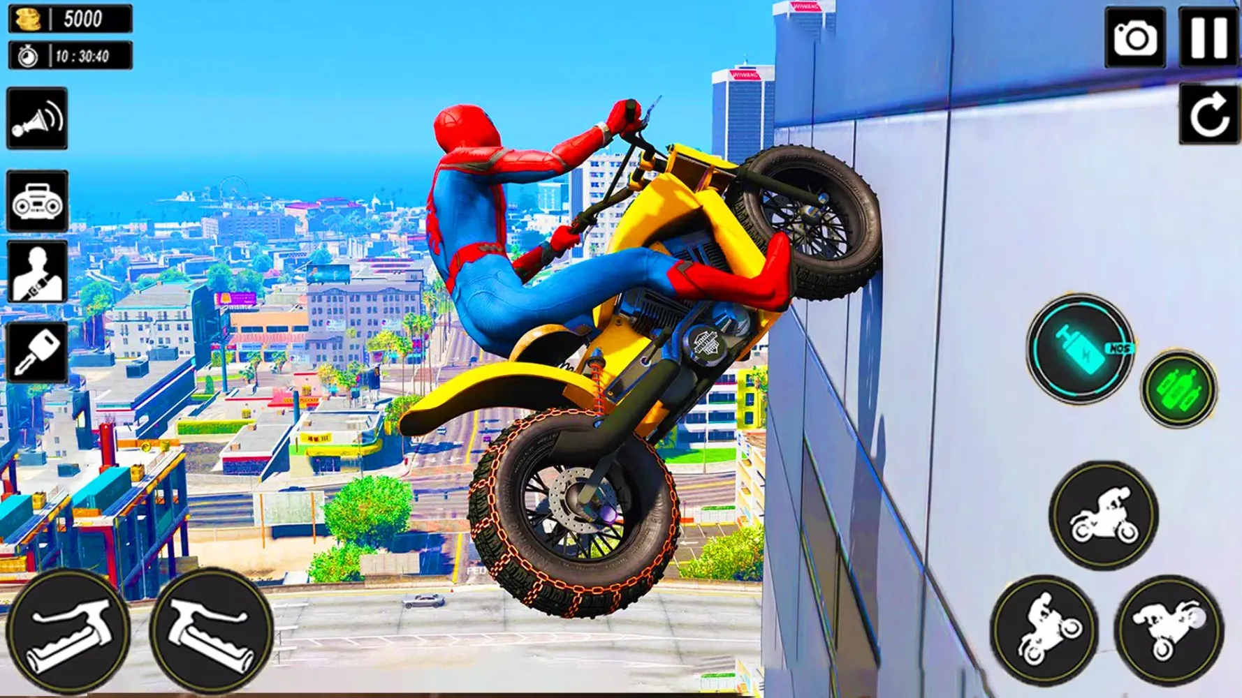 Скриншоты Superhero Tricky Bike Stunt 3D
