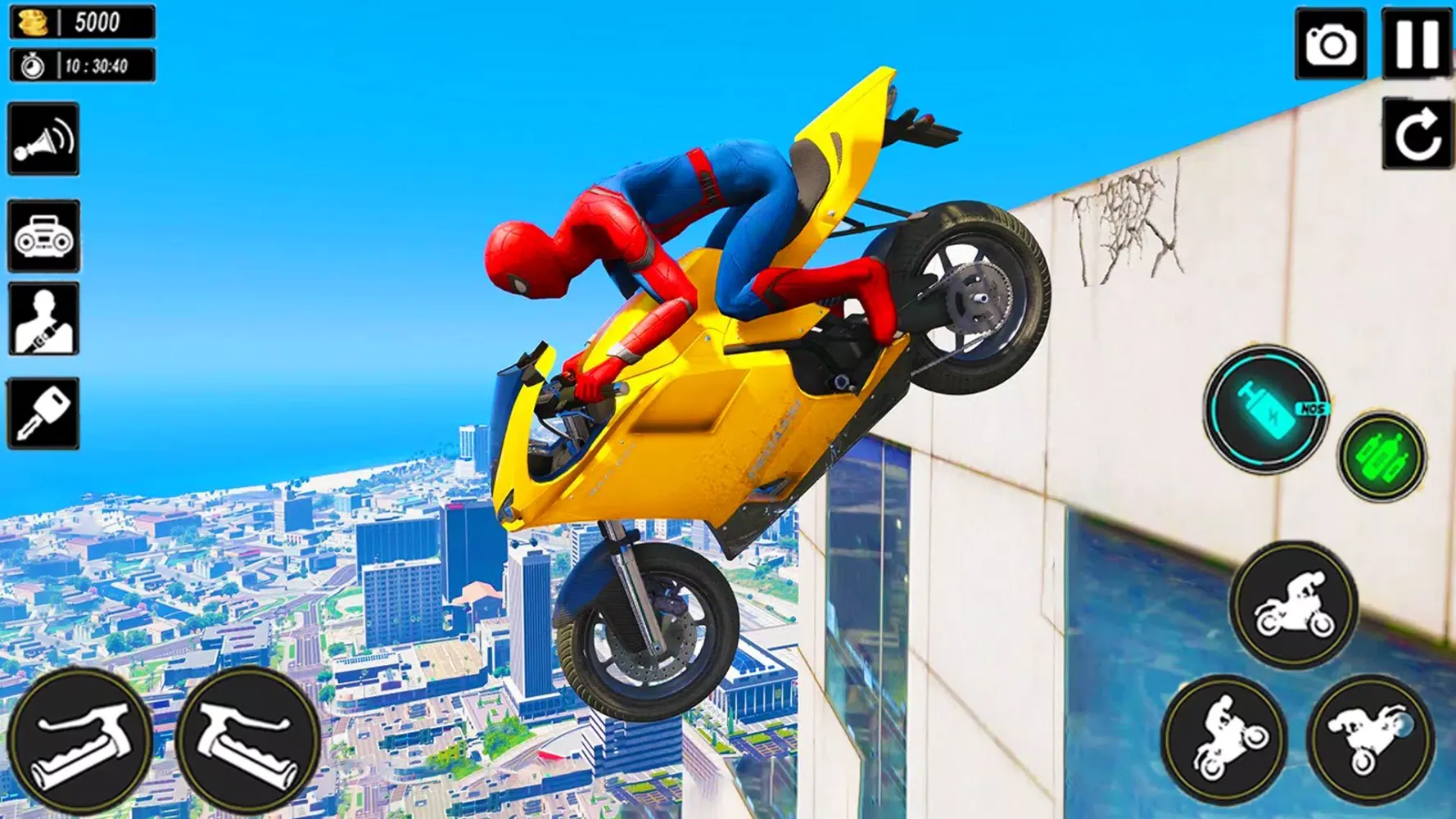 Скриншоты Superhero Tricky Bike Stunt 3D