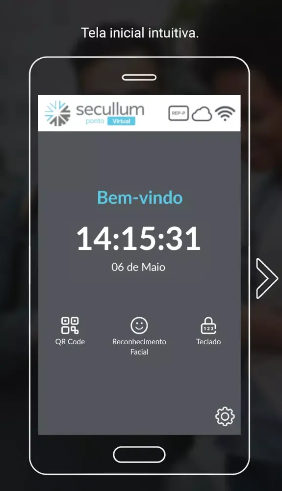 Ảnh chụp màn hình của Secullum Ponto Virtual