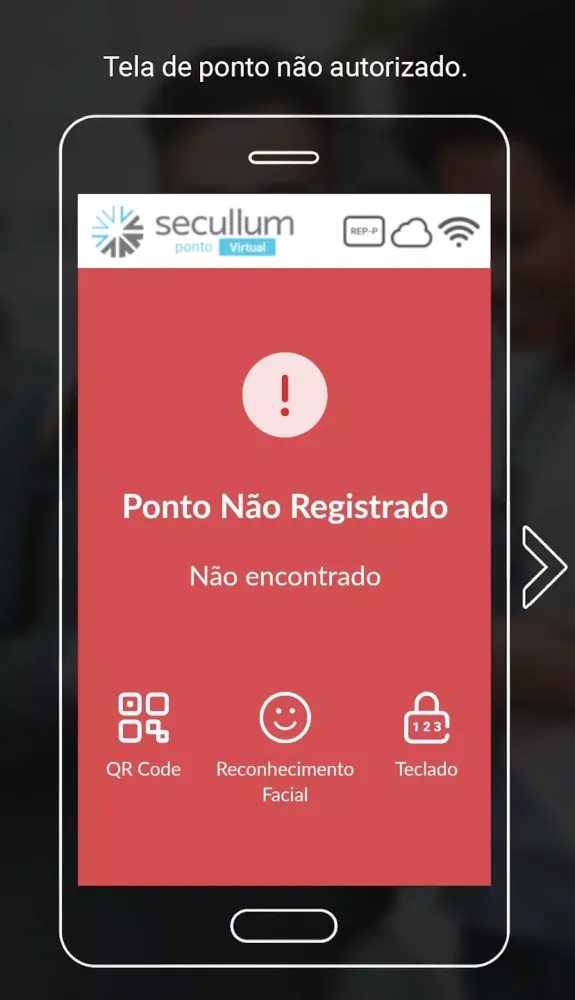 Ảnh chụp màn hình của Secullum Ponto Virtual