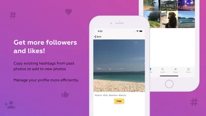 Скриншоты Hashtags - find popular tags