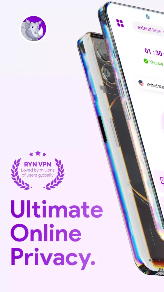 Ryn VPN - Browse blazing fast स्क्रीनशॉट