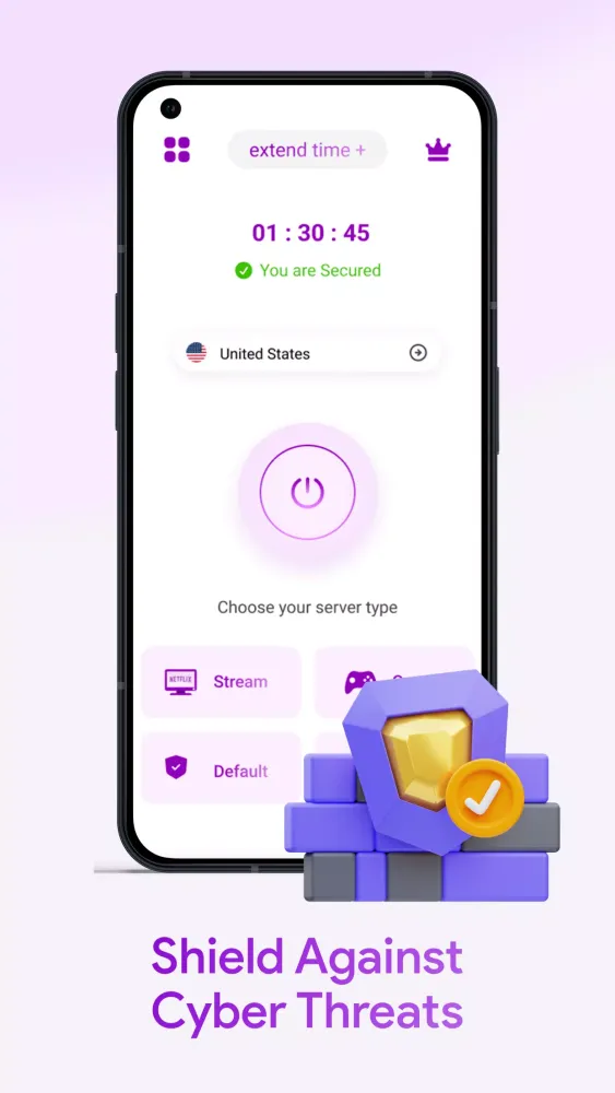 Ryn VPN - Browse blazing fast स्क्रीनशॉट