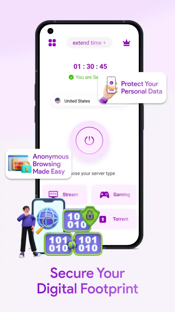 Ryn VPN - Browse blazing fast स्क्रीनशॉट