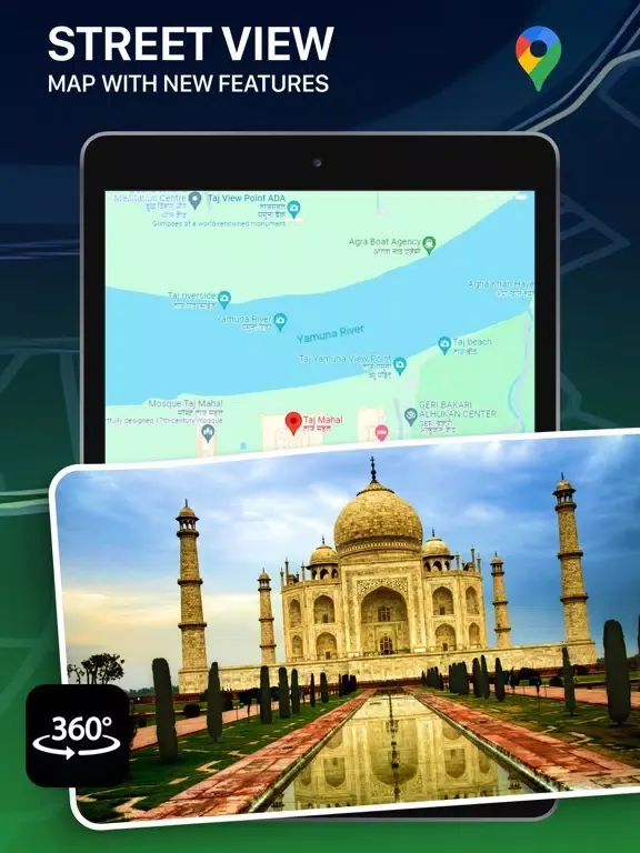 Street View for Google Maps. iPad  Screenshots