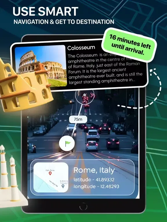 Street View for Google Maps. iPad  Screenshots