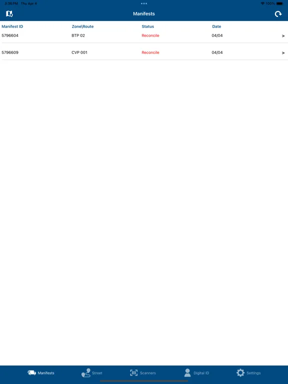 Reliable Express Transport iPad  سکرین شاٹس
