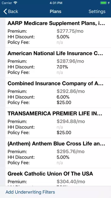 Secure Insurance Group Screenshots