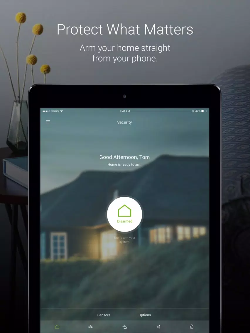Edge Home Security iPad  Ekran Görüntüleri
