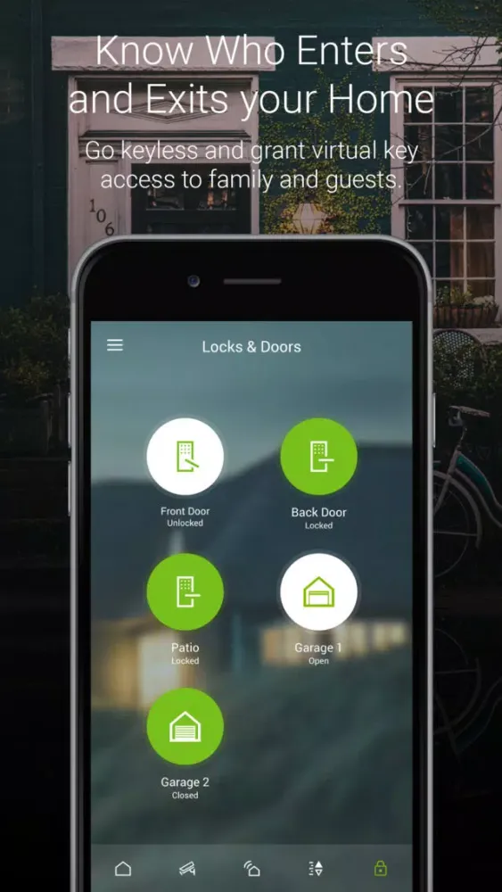 Tangkapan skrin Edge Home Security