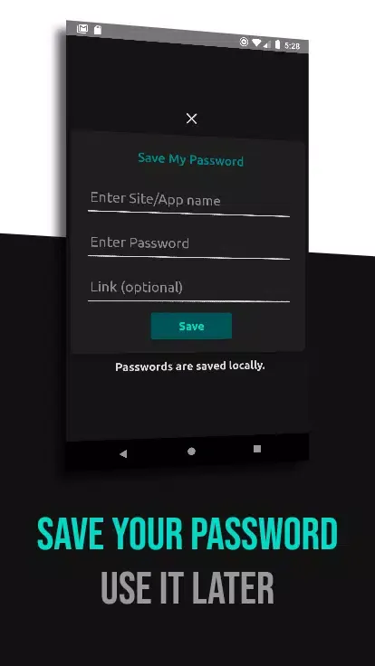 Secure Password Pro, Password Screenshots