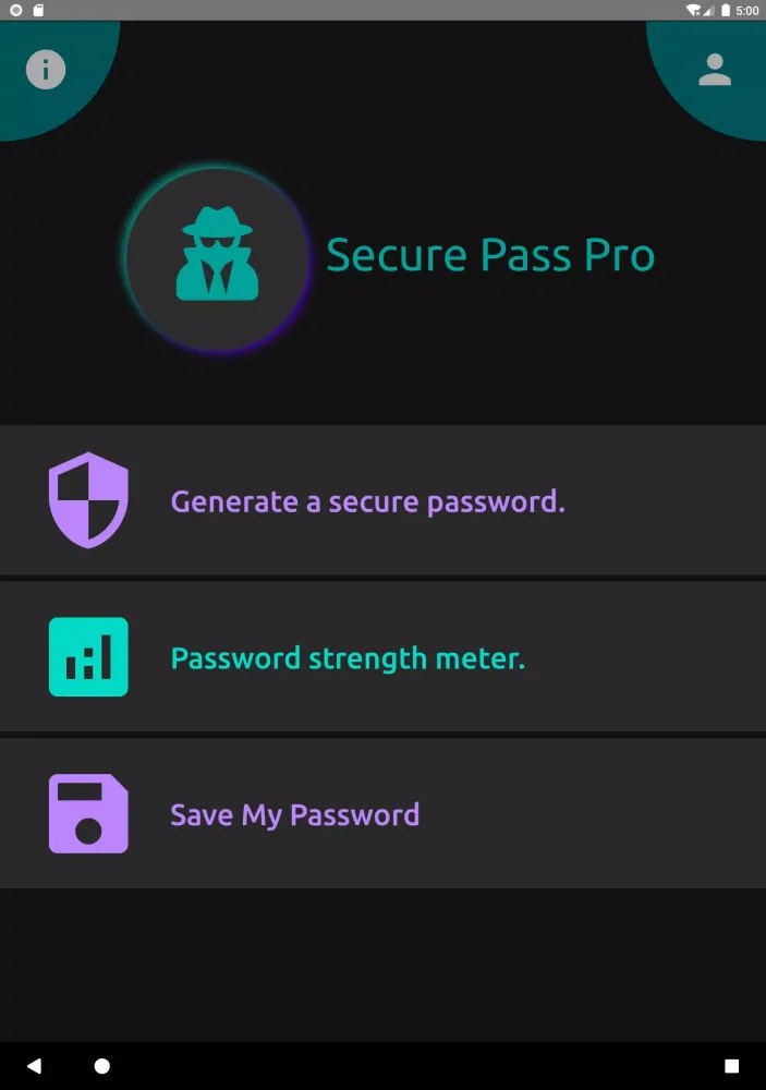 Secure Password Pro, Password Screenshots