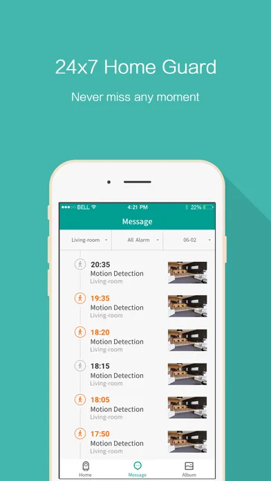 Jimi IOT CAM سکرین شاٹس