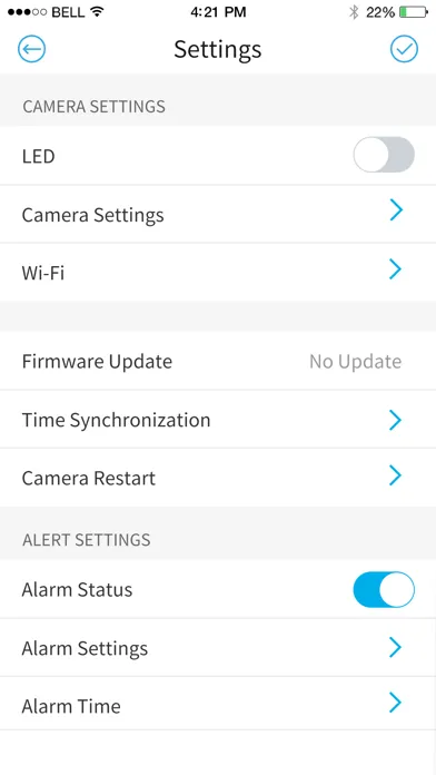 Captures d'écran de WD SmartHome