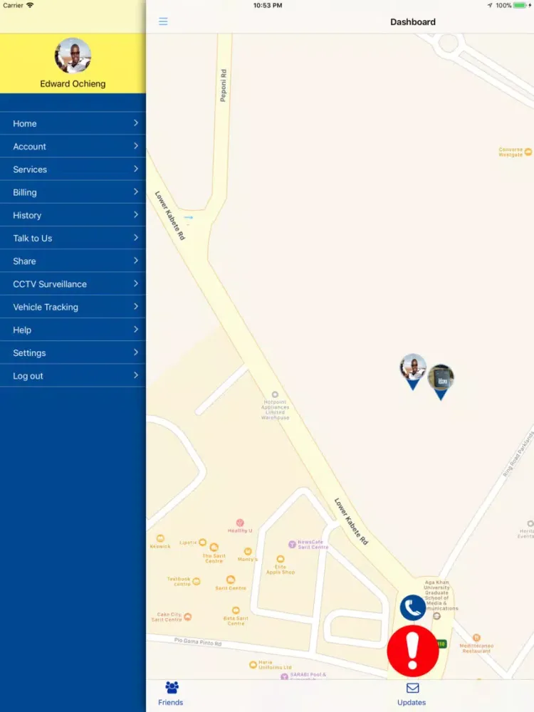 Securex App iPad  Screenshots