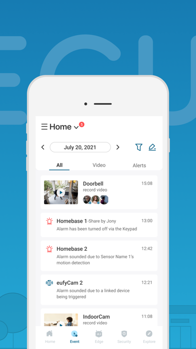 Screenshot di eufy Security