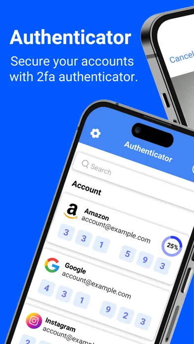 Authenticator App : 2 Factor Screenshots