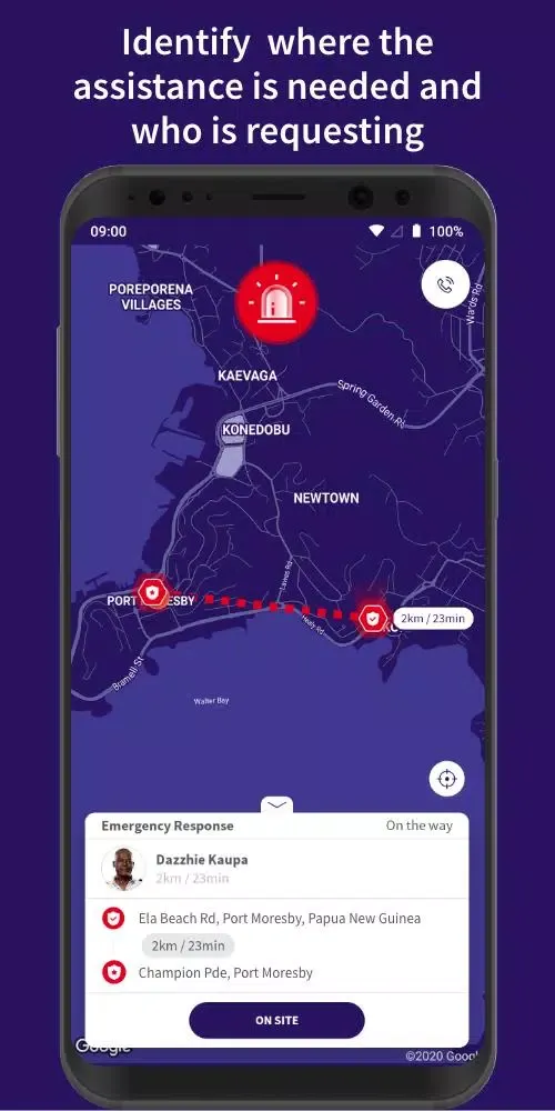 Tangkapan layar Responder Mobile