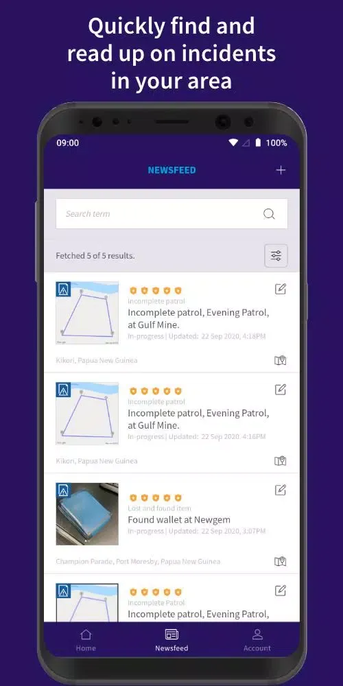Tangkapan layar Responder Mobile