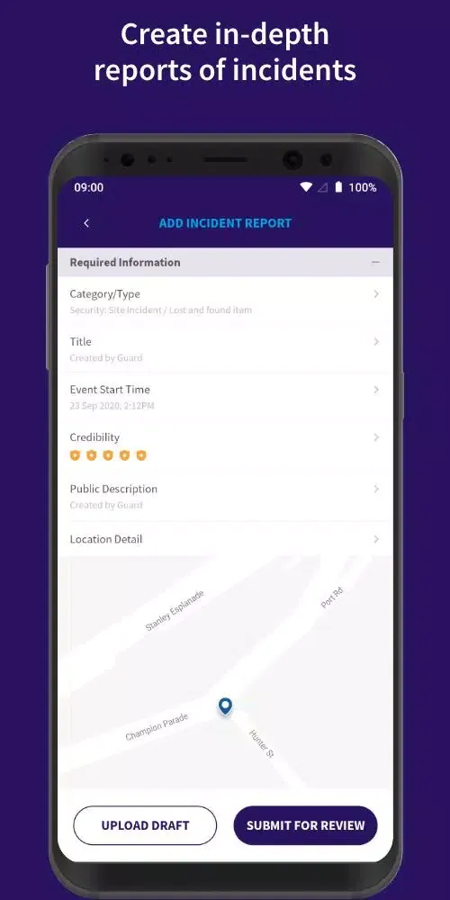 Tangkapan layar Responder Mobile