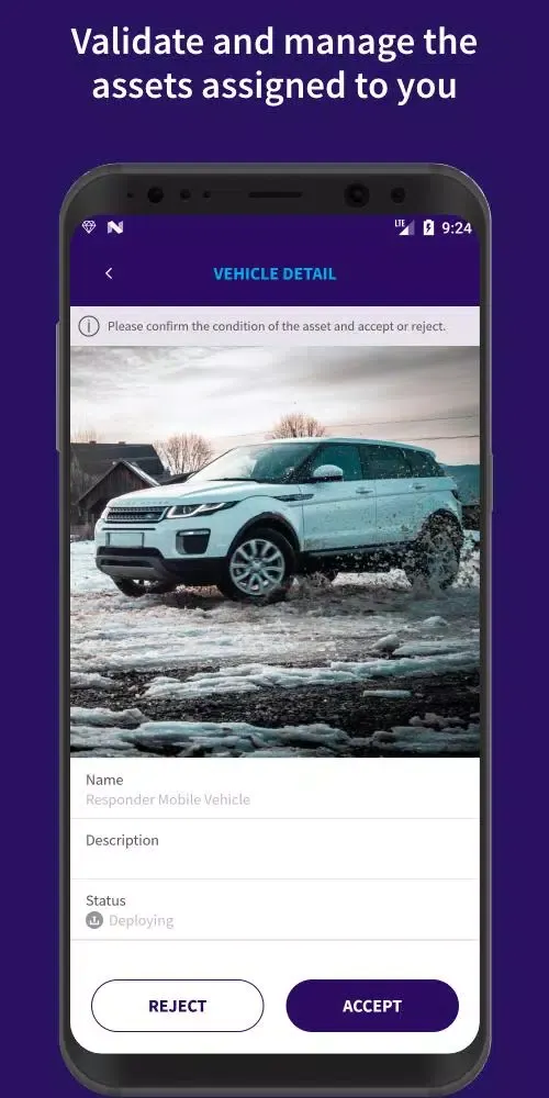 Tangkapan layar Responder Mobile