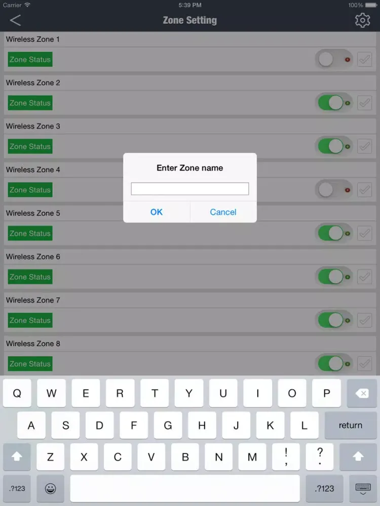 Tangkapan skrin Gripen Guard iPad 