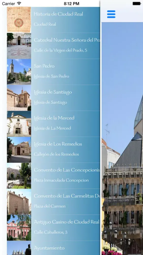 Capturas de pantalla de InfoQuijote Ciudad Real