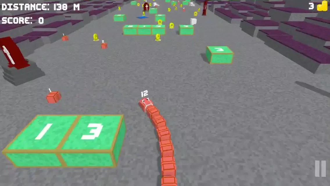ภาพหน้าจอของ Snaker Road - Snakes vs Blocks
