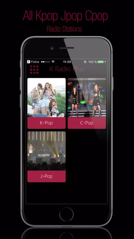 Tangkapan layar K Radio Plus